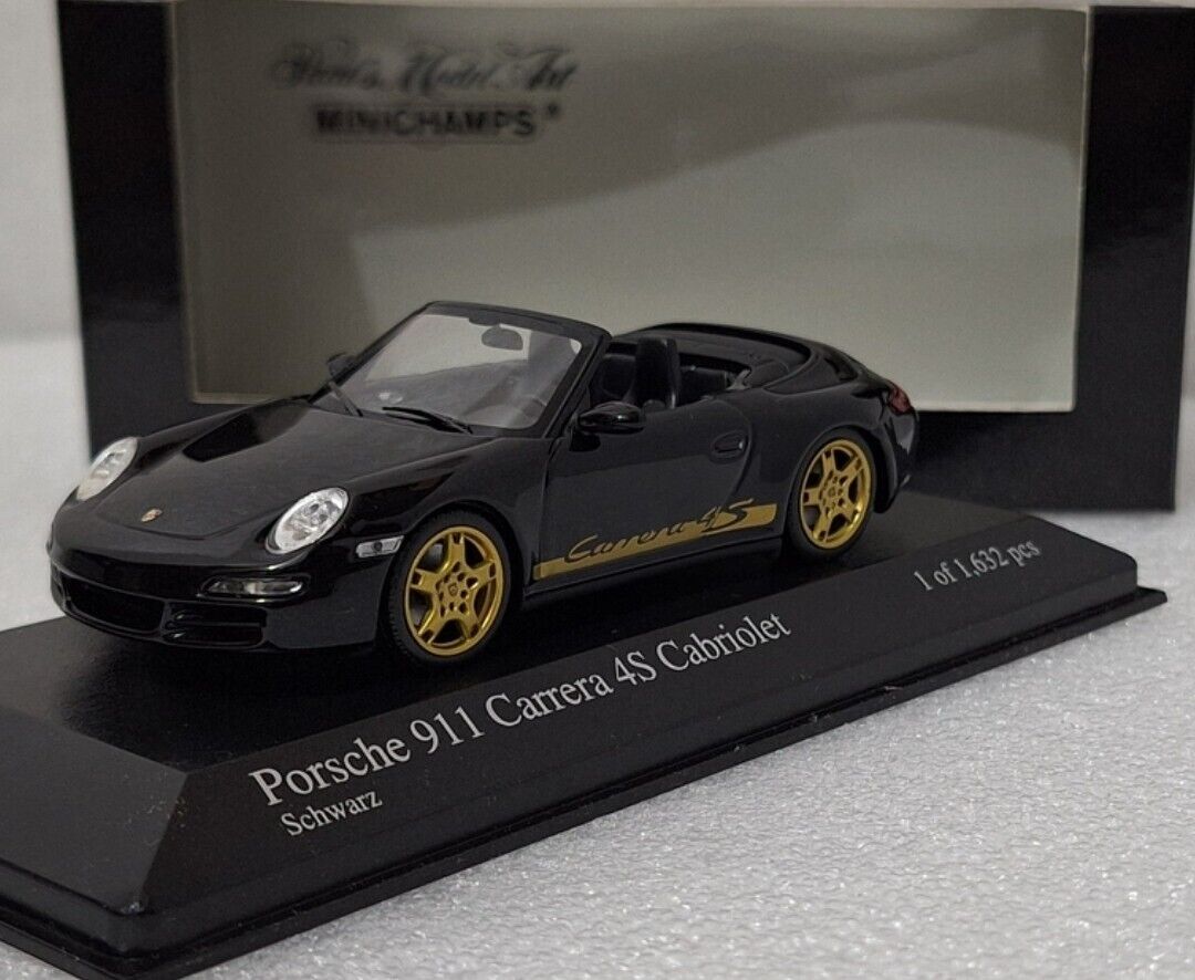 Porsche 911 997 Carrera 4S Cabriolet 2005 1:43 Minichamps Porsche 911 997 Carrera 4S Cabriolet 2005 1:43 Minichamps