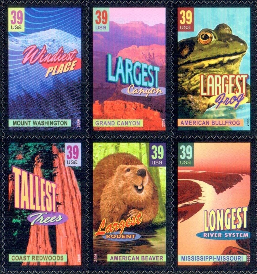 Wonders of America 39 Cent US Stamp Sheet 40 Stamps MNH