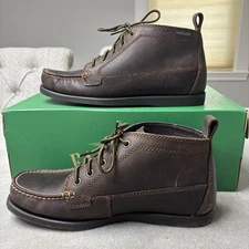 Eastland Seneca Shoes Mens Size 8 Leather Chukka Boots Moc Toe Casual