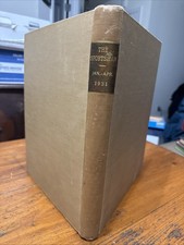 THE SPORTSMAN Magazine Complete Bound Volume IX 1931 Jan.- Apr. 4 Issues NICE