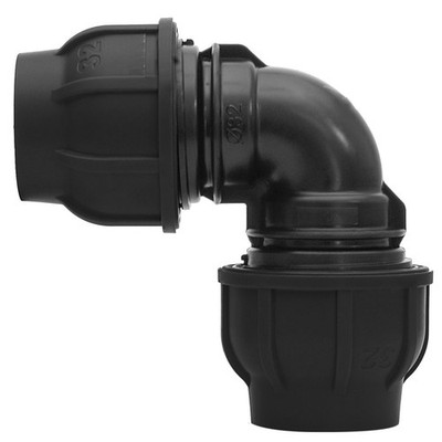 PE Verschraubung Winkel Ø 25 x 25 mm - Trinkwasser geeignet