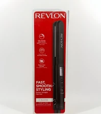 Revlon Perfect Straight Flat Iron 1” Plates New