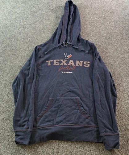 VETEMENTS Felpa con cappuccio Houston Texans uomo blu medio logo pull over NFL abbigliamento squadra calcio