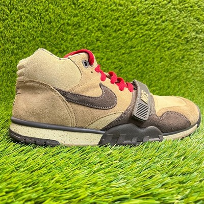 Nike Air Trainer 1 Shima Shima Mens Size 8 Brown Athletic Suede Shoes Sneakers