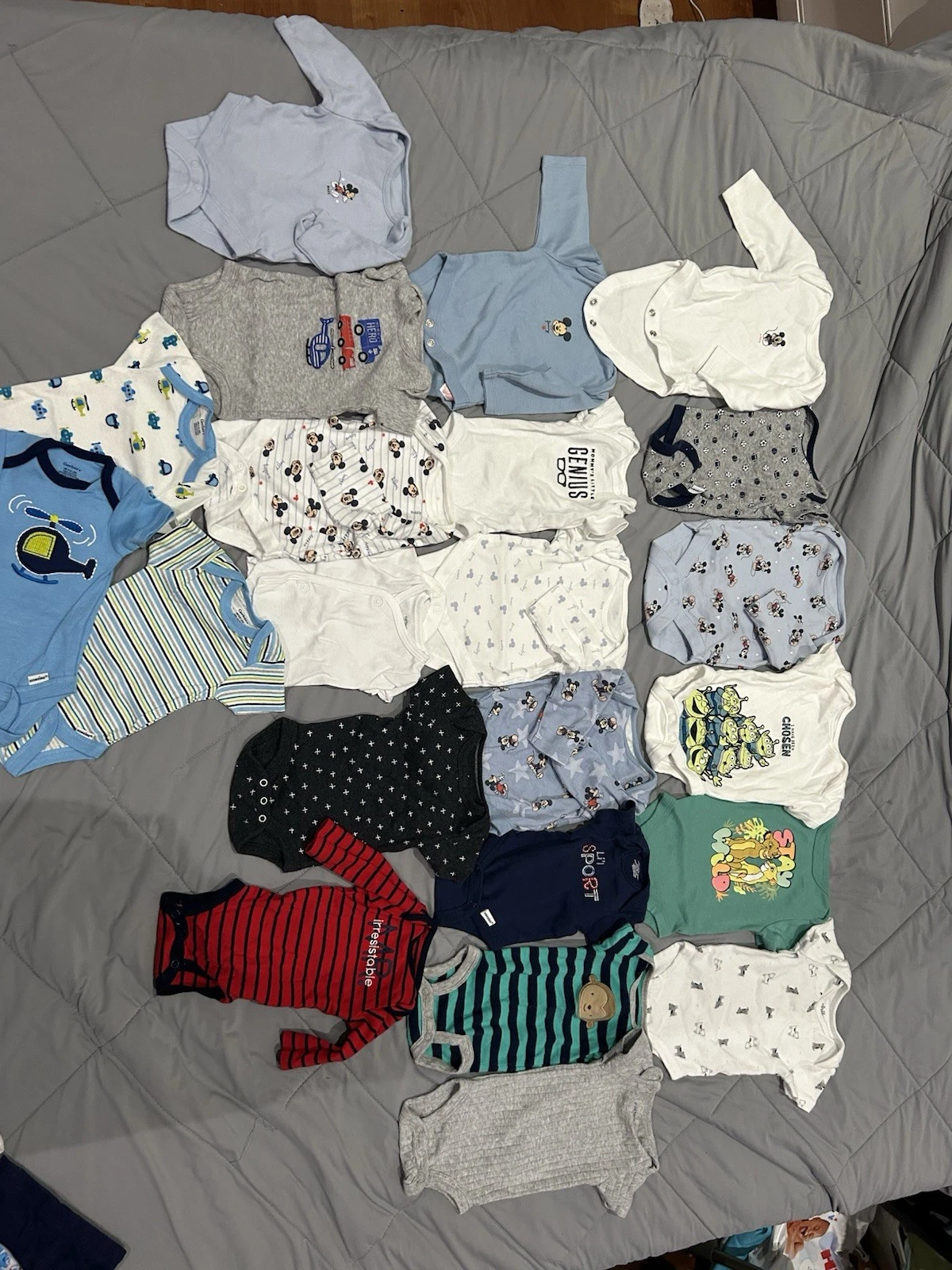 Newborn Baby Boy Clothing Lot - 22 Pcs
