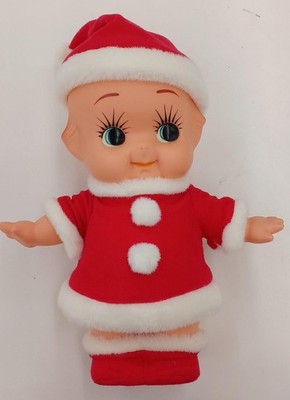 Kewpie Puppe Weihnachtsmann Kostüm 31 cm Retro Spielzeug Sammlerstück