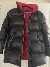Mackage Goose Down Jacket Black/Red Size Xs
