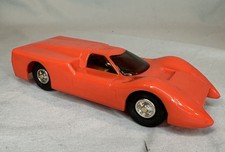 Vintage Eldon Slot Car 1/32 Ford J-Car Orange Works Complete NICE