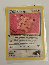 Erika's Clefairy 1st Edition Uncommon 2000 Pokémon Gym Challenge Set 40/132 LP on eBay