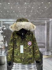 Super Discount Canada Goose Men's Green Camouflage Down Jacket