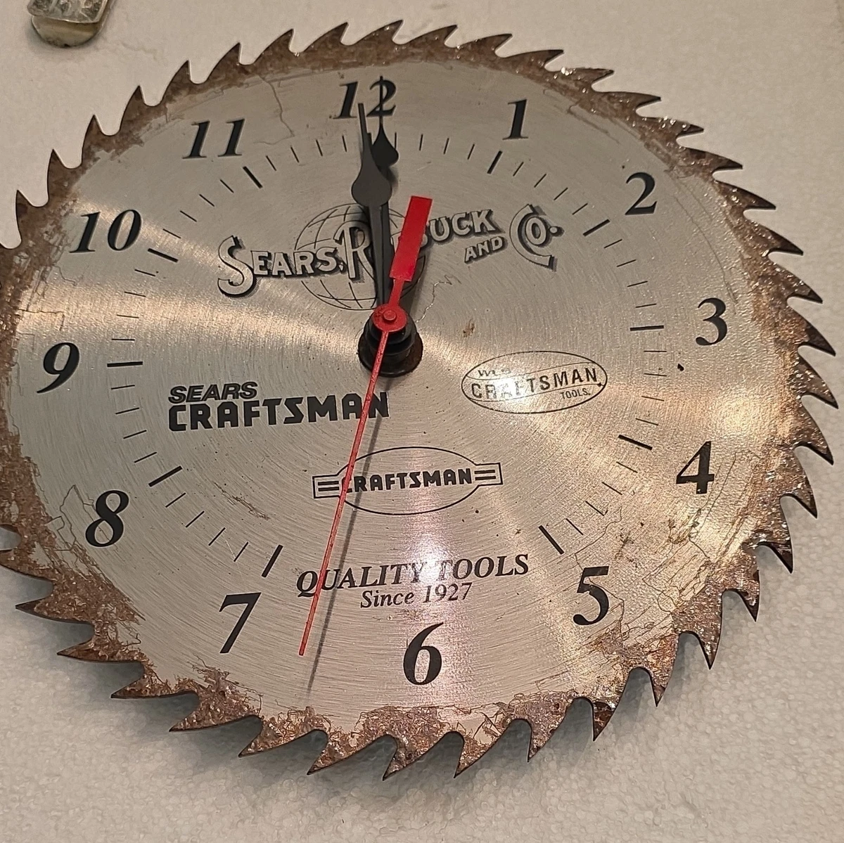 Craftsman Saw Blade Clock for sale | eBay