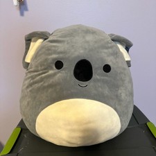 Squishmallows Gray and Cream Plush