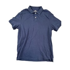 Men  s Vineyard Vines M Navy Blue Short Sleeve Polo Shirt Excellent Condition