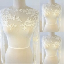 Wedding Jacket High Neckline Lace Long Sleeves Bride Capes Formal Bridal