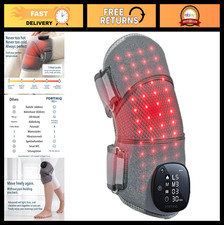 Knee Massager with Heat  Red Light Therapy, Pain Relief, 3 Modes, 5 Heat Levels