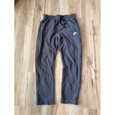 Nike Mens Dark Charcoal Gray Fleece Joggers Sweatpants Medium BV2707-071