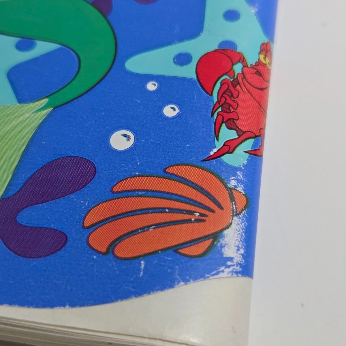 Impresiones adhesivas de borde vintage de Disney La Sirenita de 4 yardas borde extraíble
