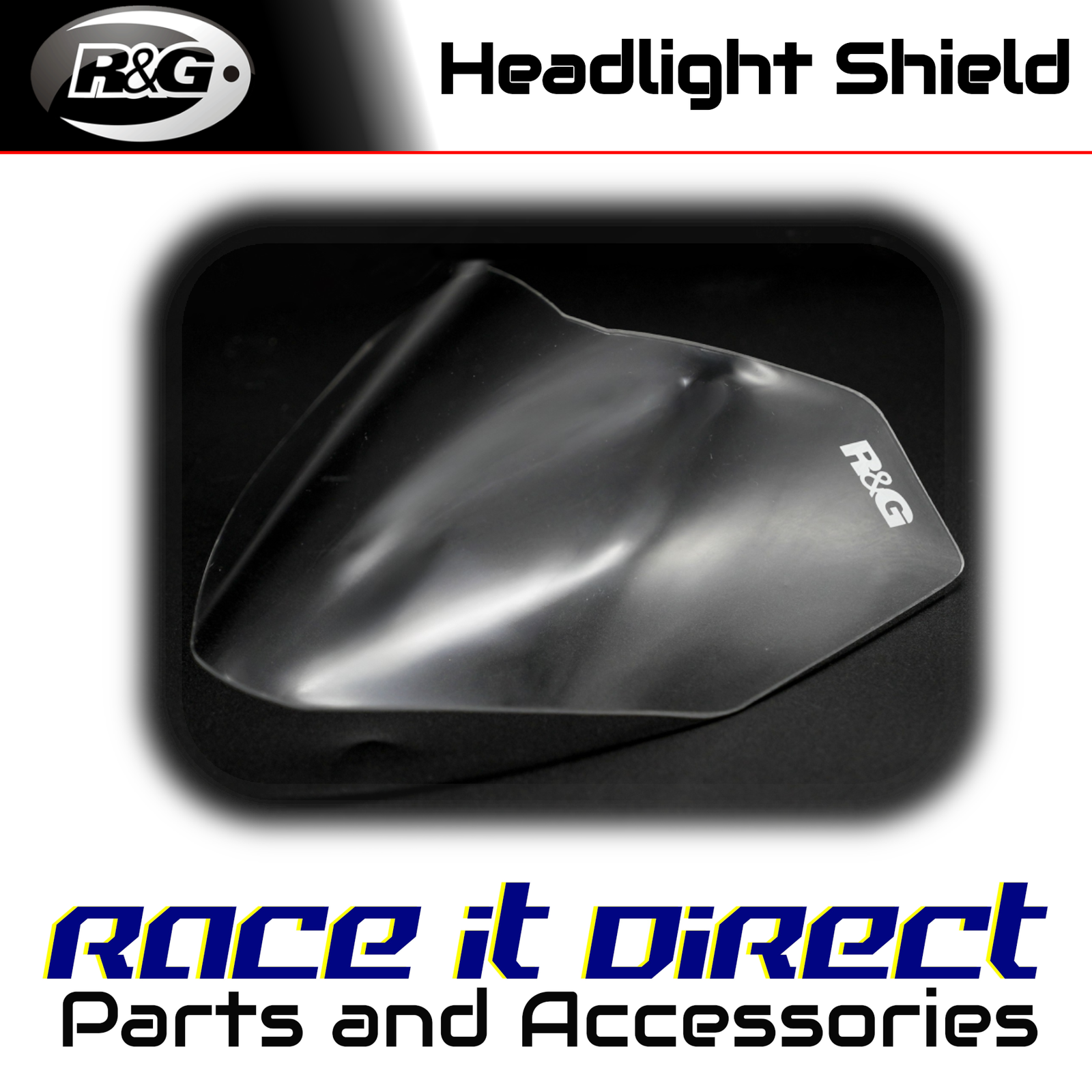 R&G - HLS0101CL - Headlight Shields