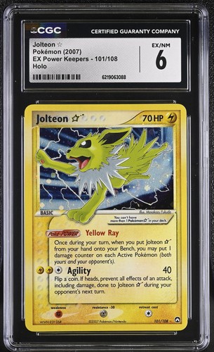 Jolteon ★ graded CGC 6 for sale on eBay