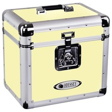 Odyssey Vintage Series Case for 12" Vinyl Records or LPs Yellow