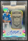 2024 Panini Eminence Jared Goff NFL Shield Auto Metal Bar Silver #8/10 Lions