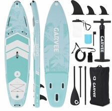 10.6 ft Inflatable Stand Up Paddle Boards Extra Wide Paddleboard with Paddle