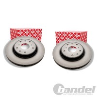 2X febi Bremsscheiben Ø280Mm Vorne Passend FÜR Fiat Sedici