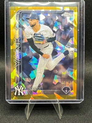 2025 Topps Chrome Sapphire Edition Gold /50 Devin Williams #153