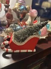 Rare Holt Howard Candy Cane Spaghetti Sleigh