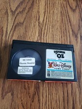 Return To Oz 1985 Beta Hi-Fi Tape Walt Disney Home Video Rare Rental No Box Vtg