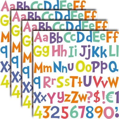 2 Inch Cute Colorful Iron on Letters Iron on Numbers Heat Transfer Letters Paper