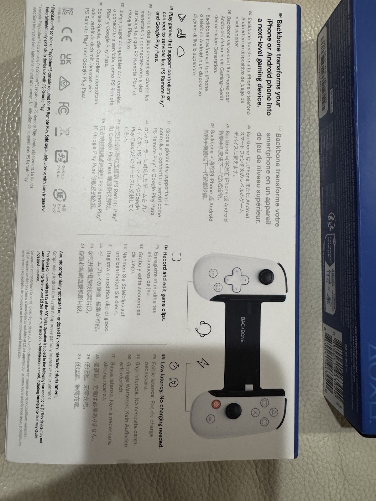 Backbone One PlayStation(USB-C) Edition Mobile Gaming Controller Gen2 White