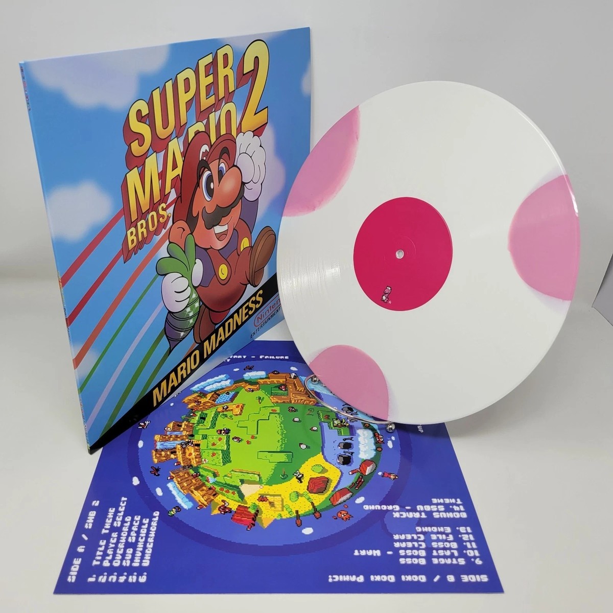 Super Mario Bros 2 Vinyl LP Record Kondo SMB2 Nintendo NES OST VGM