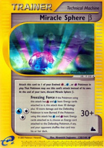 Miracle Sphere Beta - 130/144 - Uncommon - NM - Skyridge
