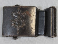 Vtg Boy Scouts Belt Buckle Metal BSA Uniform Teeth 1850944 Emblem Logo Old