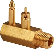 Attwood 8897-6 Brass Quick-Connect Tank Fitting 1/4-Inch NPT Male Thread for Yam