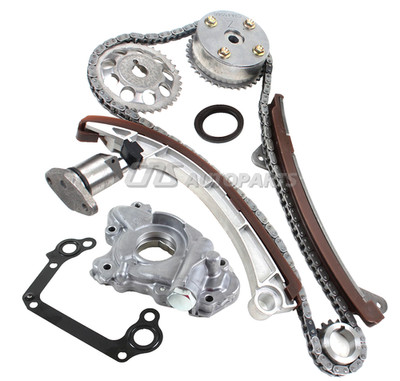 Timing Chain Kit Oil Pump w/ VVT-i Gear Fits 2000-2008 1.8L Toyota Chevy