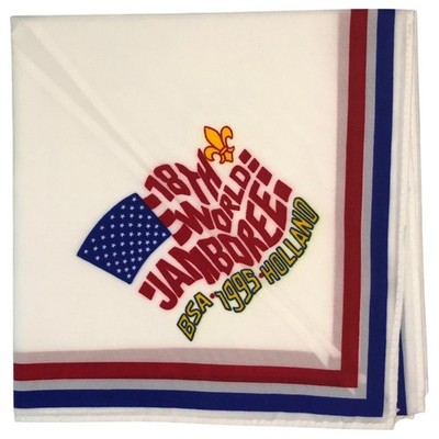 1995 18th World Scout Jamboree Holland BSA Contingent Neckerchief + PPs (LB1938)
