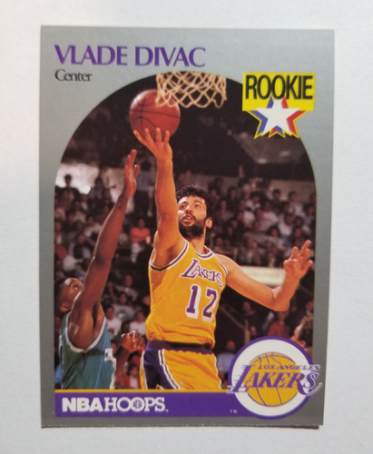 Vlade Divac #154 1990 Hoops card