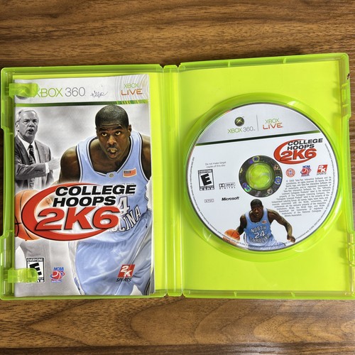 College Hoops 2K6 (Microsoft Xbox 360, 2006) CIB komplett mit Handbuch TOP - Bild 3 von 8