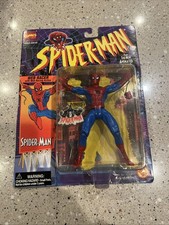 1994 Toy Biz Marvel SpiderMan The Animated Series Web Racer w/ Web Racing Action