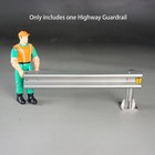 Metal Road Barrier Highway Fence Guardrail for 1/14 RC Car Off-road Truck Model — photo 3