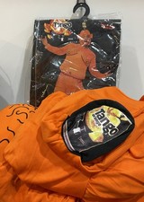 Costume uomo tango arancione Smiffy’s taglia grande imbottito vestito 3 pezzi 