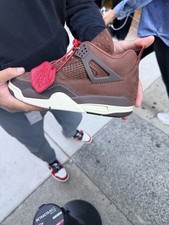 Jordan Air Jordan 4 Retro Bin 23 Men's Brown/Red Mid Top Lace Up US 12