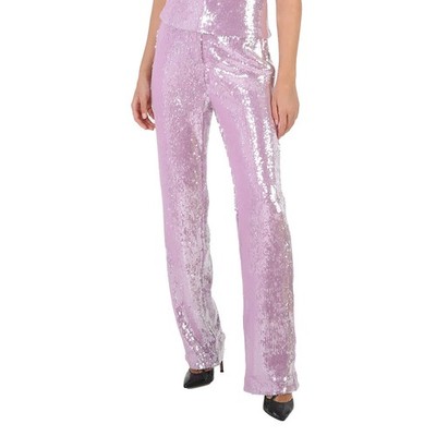 Rotate Ladies Lupine Sequin Straight-Leg Trousers, Brand Size 36 (US Size 2)