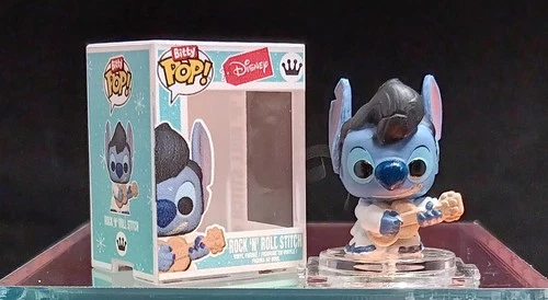 Bitty Pop! ROCK & ROLL ELVIS STITCH  Funko Disney Holiday Advent 1" Vinyl Figure