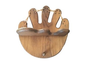 Wooden Baseball Softball Wall Rack