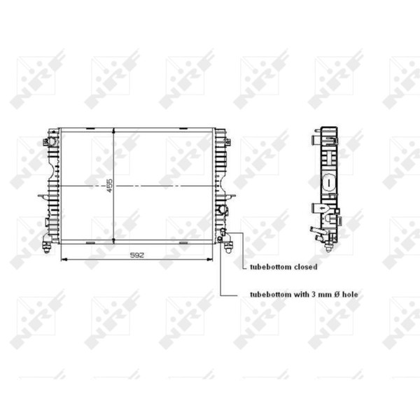 KüHler WasserküHler Passend FüR Land Rover Discovery II L318 2.5 Td5 4X4 LT-image