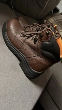Timberland PRO POWERFIT Brown Safety Toe BOOTS WOMENS Size 7 M 26388