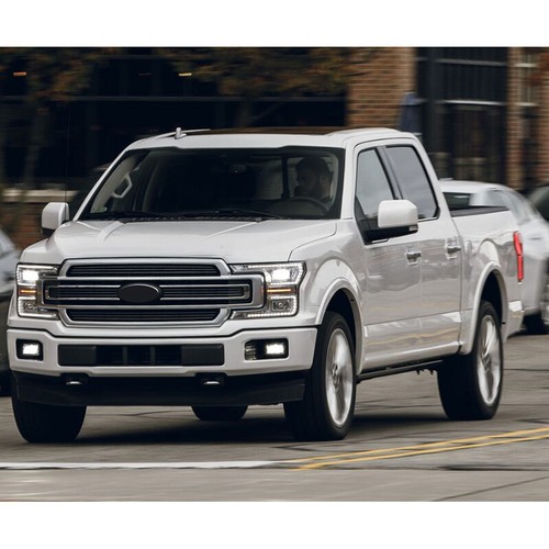 2 PIEZAS Para Ford F150 2015-2020 BLANCO Tapa Espejo Lateral Izquierdo+Derecho Repuesto - Imagen 4 de 14